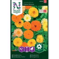 Lav Morgenfrue 'Fiesta Gitana' Calendula Officinalis 'Fiesta Gitana'