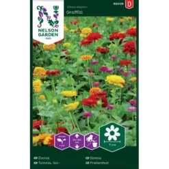 Frøkenhat 'Graffiti' Zinnia Elegans 'Graffiti'